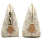 Louis Vuitton Pochette Cosmetic PM Pouch Mini Bag Beige — view 3