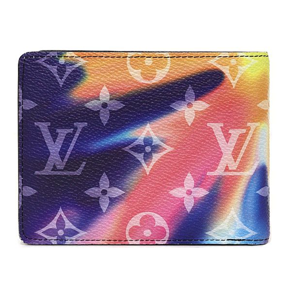 Louis Vuitton Portefeuille Multiple Bifold Wallet Monogram Sunset Multicolor — view 2