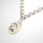 Gucci 925 Logo Circle Pendant Necklace — view 3