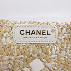 Chanel Small Shopping Tote Beige CC Logo Random Cereal Raffia — view 7