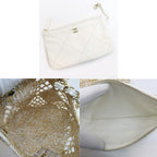 Chanel Small Shopping Tote Beige CC Logo Random Cereal Raffia — view 8
