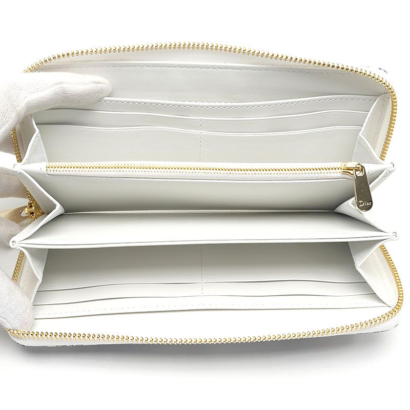 Dior Voyageur Zip Around Wallet Butterfly Papillon Handbag — view 5