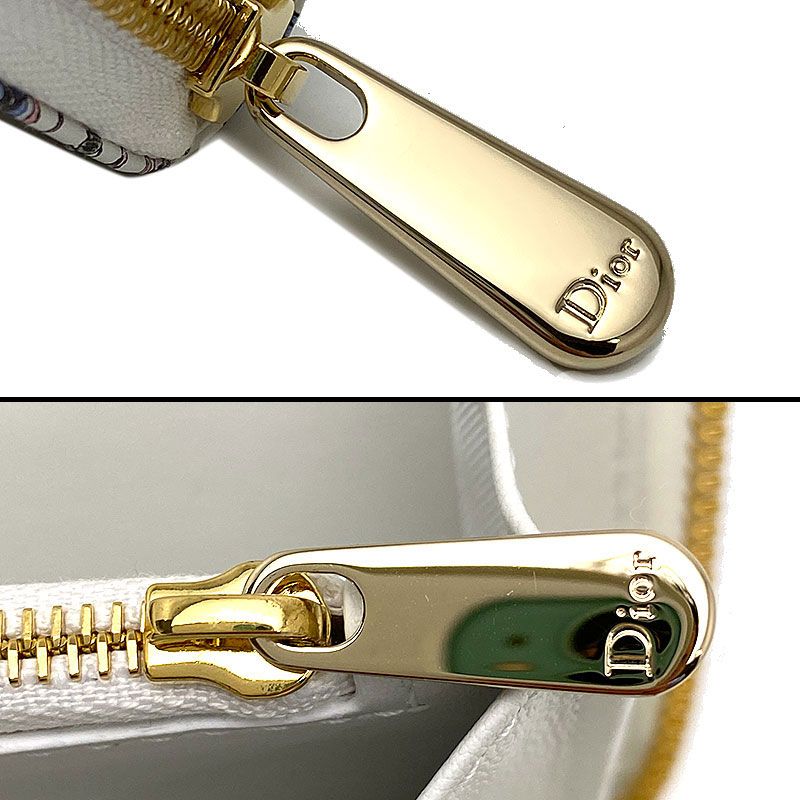 Dior Voyageur Zip Around Wallet Butterfly Papillon Handbag — view 6