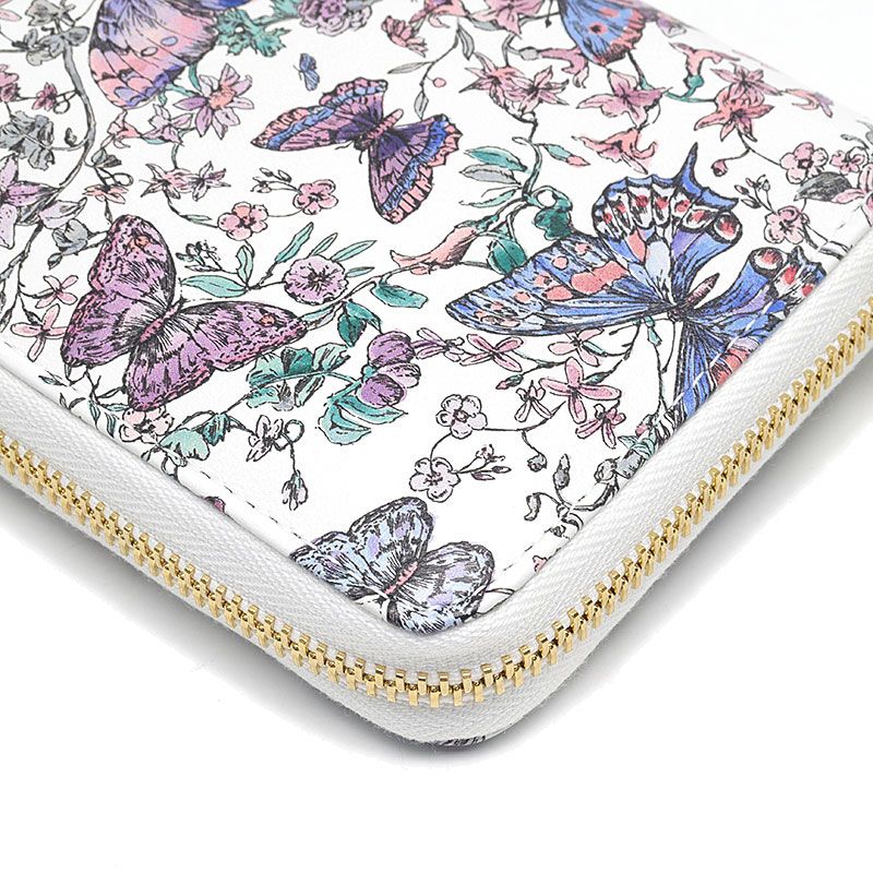 Dior Voyageur Zip Around Wallet Butterfly Papillon Handbag — view 4