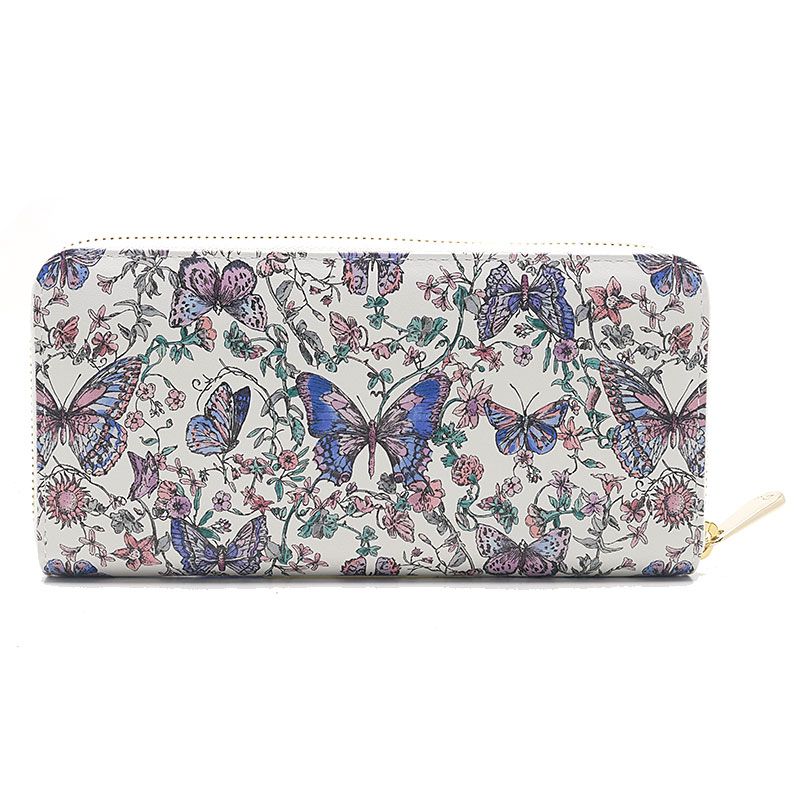 Dior Voyageur Zip Around Wallet Butterfly Papillon Handbag — view 2