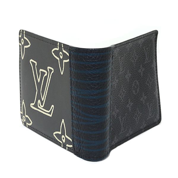 Louis Vuitton Portefeuille Multiple Patchwork Bifold Wallet Monogram — view 3
