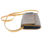 Louis Vuitton Monogram Pochette Twin PM Mini Shoulder Bag Brown Leather Gold — view 3