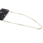 Dior Caro Wallet on Chain Floral Pattern Flower — view 5
