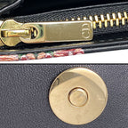 Dior Caro Wallet on Chain Floral Pattern Flower — view 9