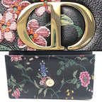 Dior Caro Wallet on Chain Floral Pattern Flower — view 8
