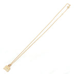 Hermes Kelly Amulet Necklace Diamond Pink Gold Pendant 18k — view 8
