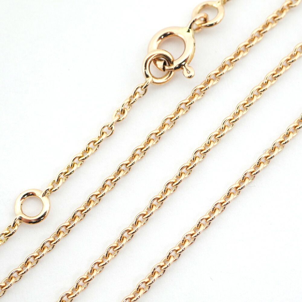 Hermes Kelly Amulet Necklace Diamond Pink Gold Pendant 18k — view 7