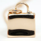 Hermes Kelly Amulet Necklace Diamond Pink Gold Pendant 18k — view 3