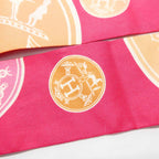 Hermes Twilly Ex Libris Confetti Ex les Confettis Pink Scarf — view 5
