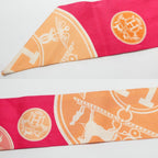Hermes Twilly Ex Libris Confetti Ex les Confettis Pink Scarf — view 8