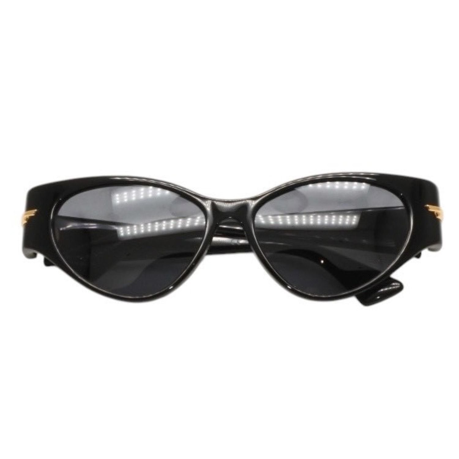 Bottega Veneta Sunglasses Eyewear 001 55 Side Logo Black