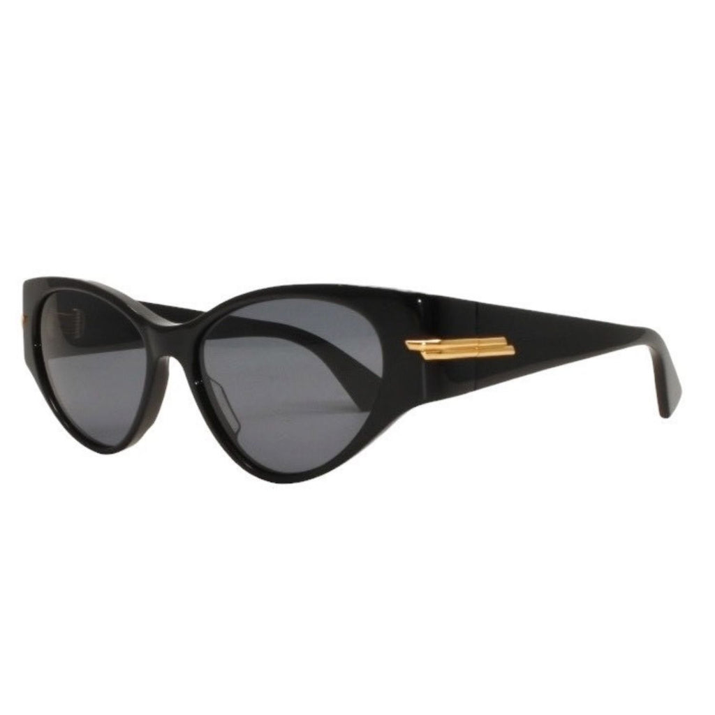 Bottega Veneta Sunglasses Eyewear 001 55 Side Logo Black — view 3
