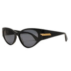 Bottega Veneta Sunglasses Eyewear 001 55 Side Logo Black — view 3