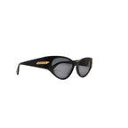 Bottega Veneta Sunglasses Eyewear 001 55 Side Logo Black — view 4