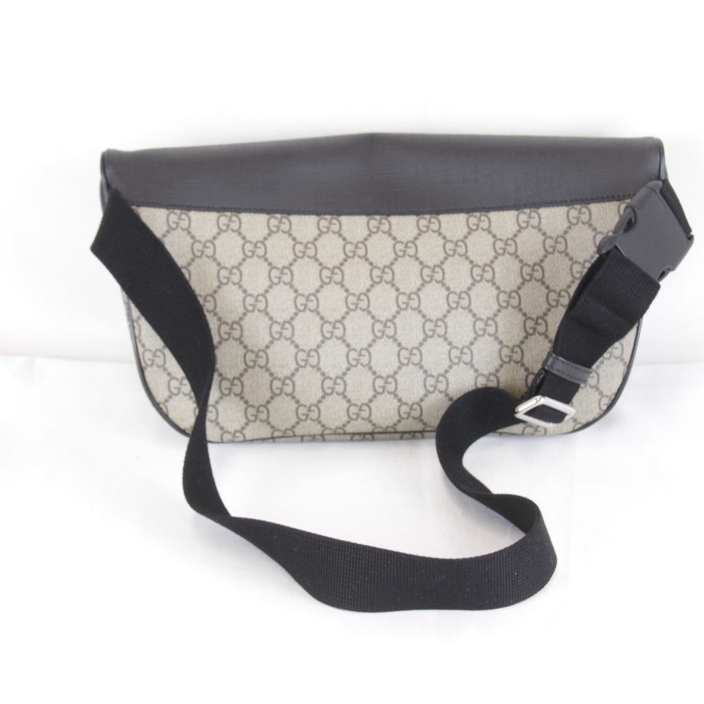 Gucci Belt Bag GG Supreme Canvas Gray — view 2