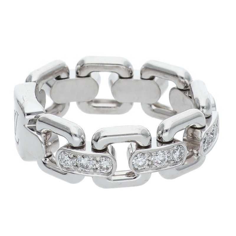 Louis Vuitton Bag Chain Attraction Pave Diamond Ring 49 No 10 — view 4