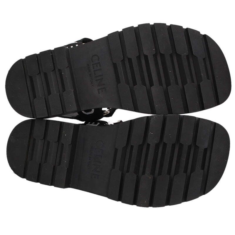 Celine Leo Logo Strap Sandals 40 — view 3