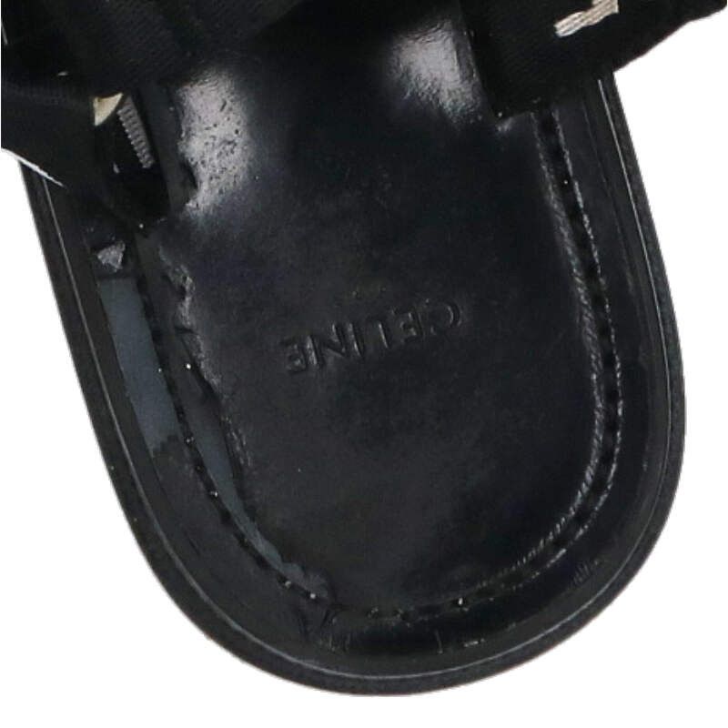 Celine Leo Logo Strap Sandals 40 — view 5