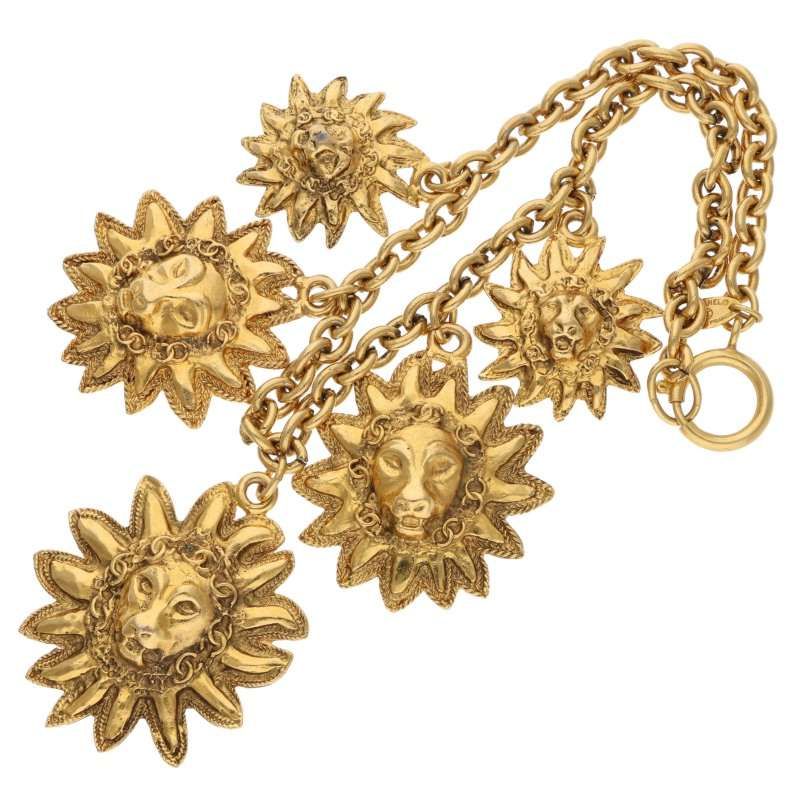 Chanel Lion Motif Fugold Necklace — view 2