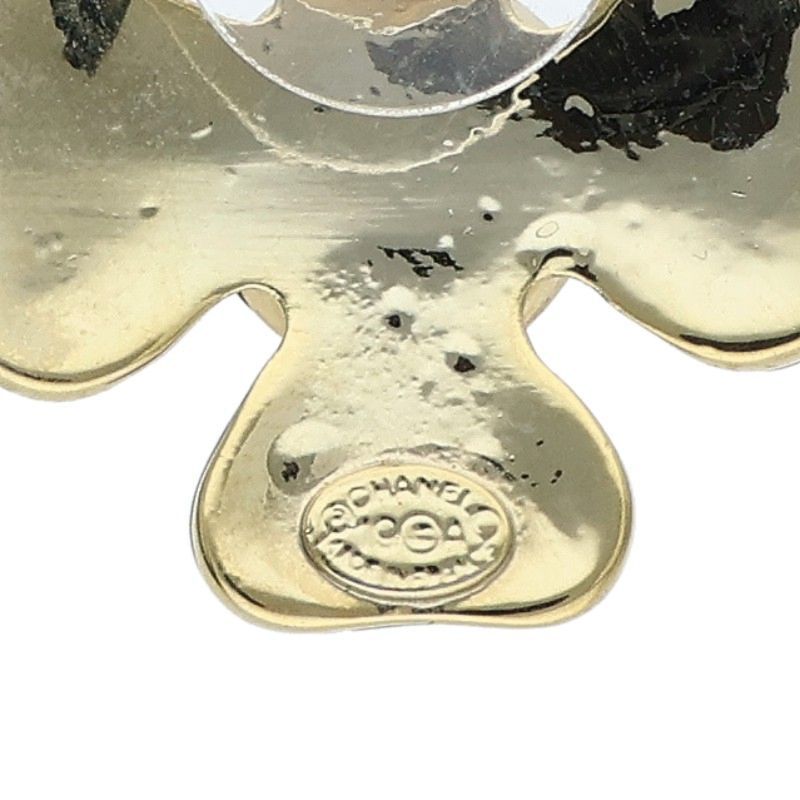 Chanel Flower Motif CC Logo Earrings — view 3