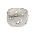 Hermes Moon Star Bangle Bracelet Vintage 925 Sterling Silver — view 2