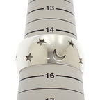 Hermes Moon Star Bangle Bracelet Vintage 925 Sterling Silver — view 9