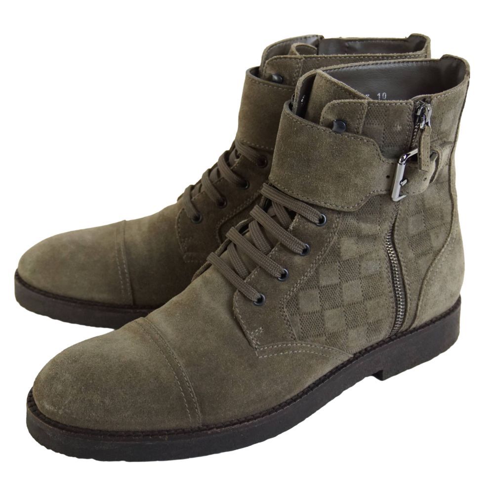 Louis Vuitton Boots Side Zip Suede les — view 2