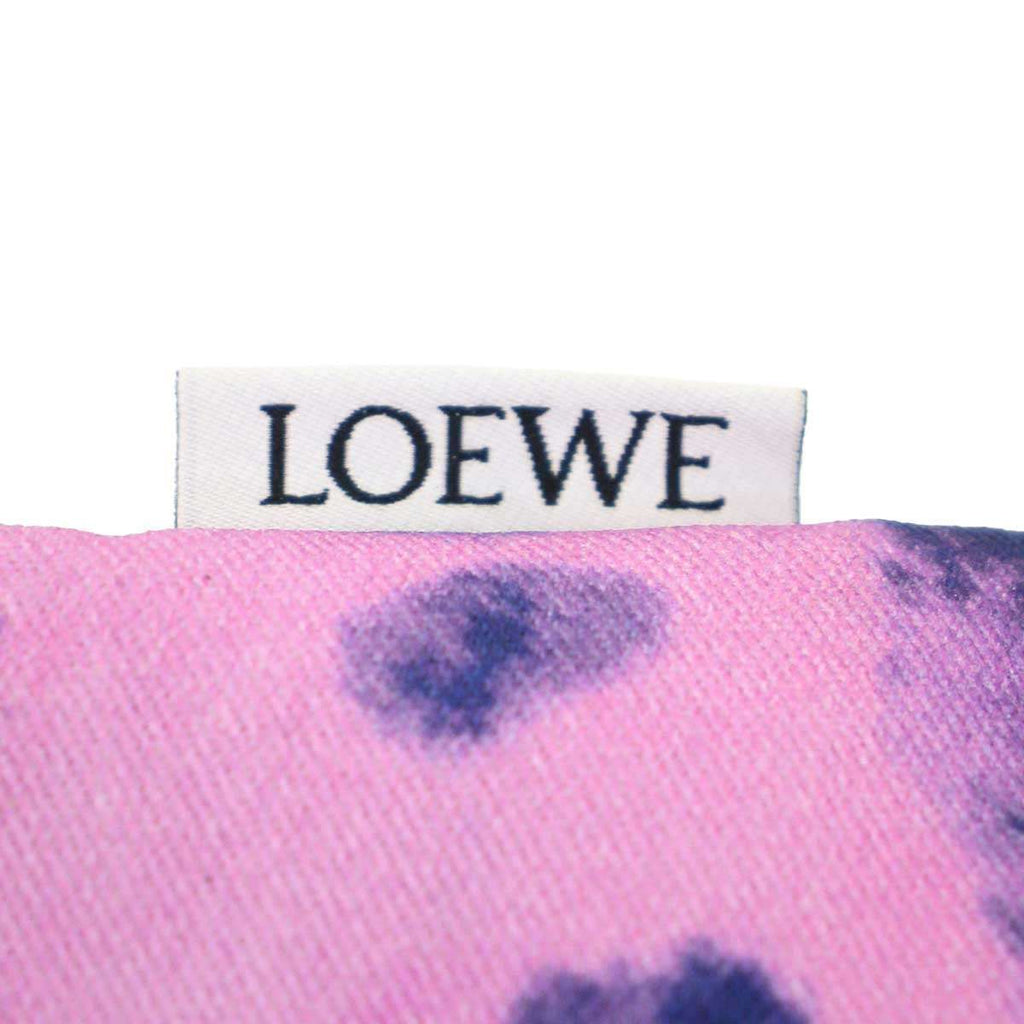 Loewe Dice Print Drawstring Pouch Navy Purple — view 5