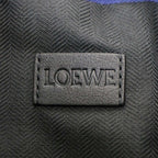Loewe Dice Print Drawstring Pouch Navy Purple — view 3