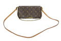Louis Vuitton Monogram Favorite PM Shoulder Bag Brown Gold