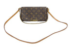 Louis Vuitton Monogram Favorite PM Shoulder Bag Brown Gold