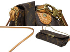Louis Vuitton Monogram Favorite PM Shoulder Bag Brown Gold — view 5