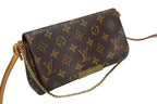 Louis Vuitton Monogram Favorite PM Shoulder Bag Brown Gold — view 4