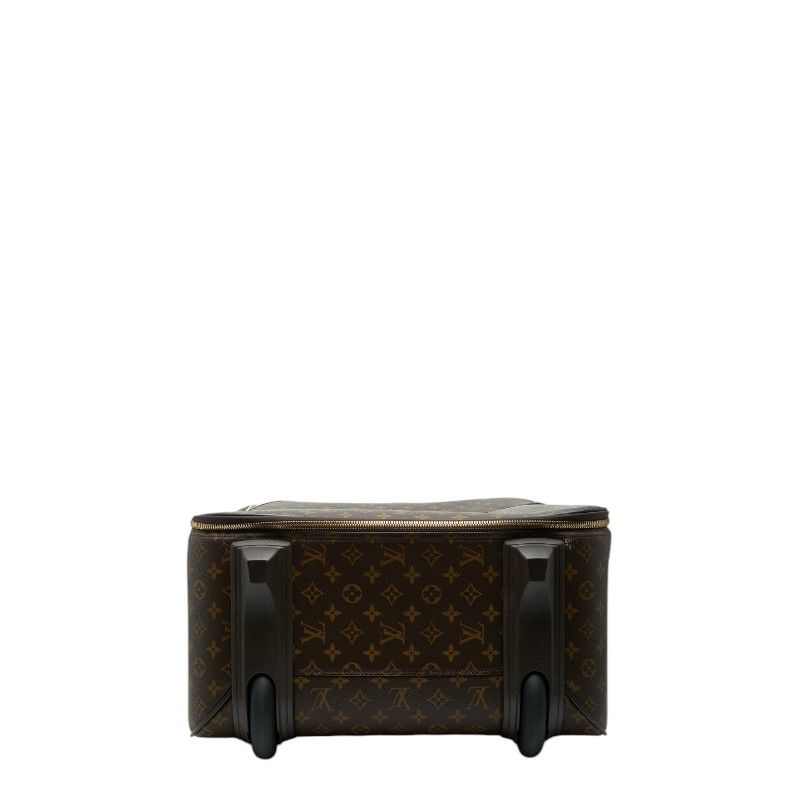 Louis Vuitton Monogram Pegase 65 Travel Bag Suit Case Brown Leather — view 3