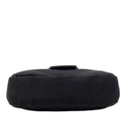Fendi Mamma Bucket Shoulder Bag Black Cotton Canvas — view 3