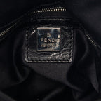 Fendi Mamma Bucket Shoulder Bag Black Cotton Canvas — view 6