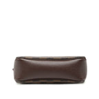 Louis Vuitton Damier Trousse Makeup Handbag Brown Leather — view 3
