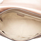 Gucci Micro Guccissima Ski GG Logo Crossbody Shoulder Bag Pink Leather — view 4