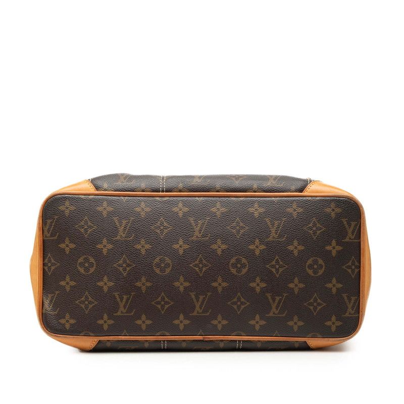 Louis Vuitton Monogram Rivet Shoulder Bag Brown Leather — view 3