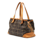 Louis Vuitton Monogram Rivet Shoulder Bag Brown Leather — view 2