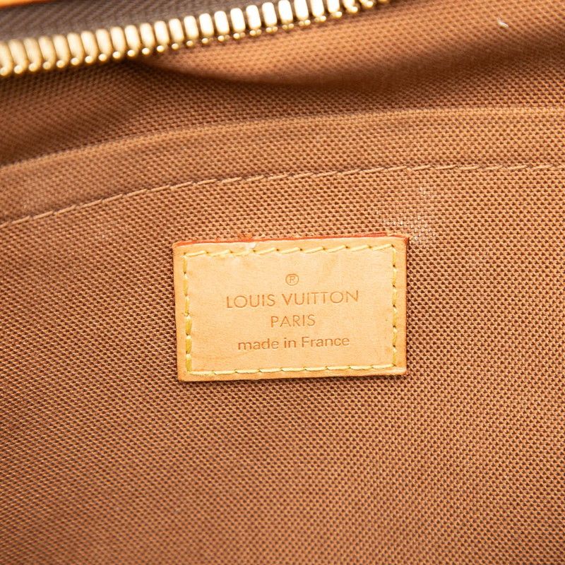 Louis Vuitton Monogram Rivet Shoulder Bag Brown Leather — view 5