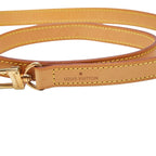 Louis Vuitton Shoulder Strap Beige Leather — view 6