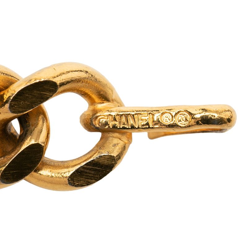 Chanel 31 Rue Cambon CC Logo Chain Belt Gold Plated — view 5