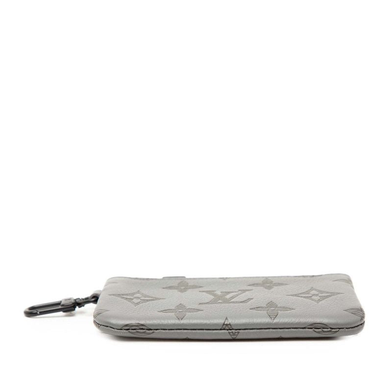 Louis Vuitton Monogram Shadow Duo Messenger Pouch Gray Leather — view 3