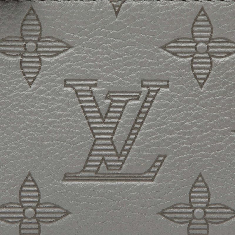 Louis Vuitton Monogram Shadow Duo Messenger Pouch Gray Leather — view 5